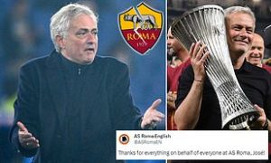 Read more about the article Jose Mourinho is SACKED by Roma