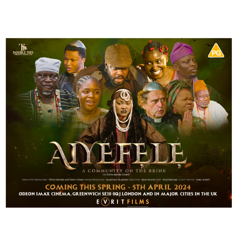 Aiyefele Premieres in the UK. Nollywood stars enjoy themselves at the red carpet event.